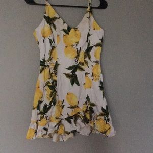 Lemon flower dress